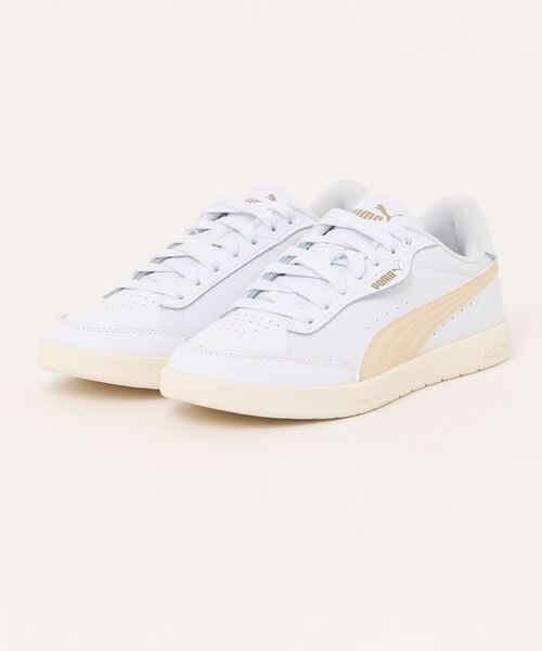 PUMA(プーマ)の「PUMA プーマ VIKKY STAR レディーススニーカー 薄底(ビッキースター) 402600(スニーカー・レディース・ホワイト/ホワイト系その他・22.5cm/23.0cm/23.5cm/24.0cm/24.5cm/25.0cm)」の1枚目の写真