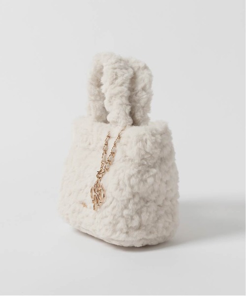 RANDA（ランダ）の「2WAY モノグラムファートートバッグ（トートバッグ・レディース・アイボリー/ピンク/ベージュ/ダークグレー/ライトグレー・FREE）」の18枚目の写真