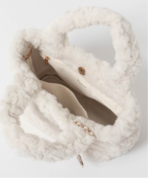 RANDA（ランダ）の「2WAY モノグラムファートートバッグ（トートバッグ・レディース・アイボリー/ピンク/ベージュ/ダークグレー/ライトグレー・FREE）」の22枚目の写真