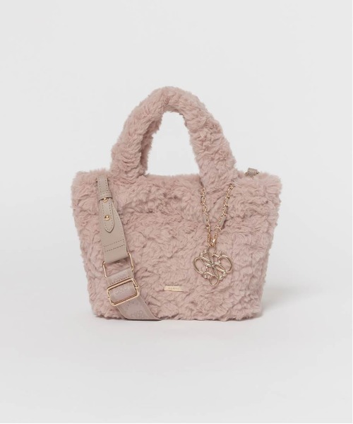 RANDA（ランダ）の「2WAY モノグラムファートートバッグ（トートバッグ・レディース・アイボリー/ピンク/ベージュ/ダークグレー/ライトグレー・FREE）」の16枚目の写真