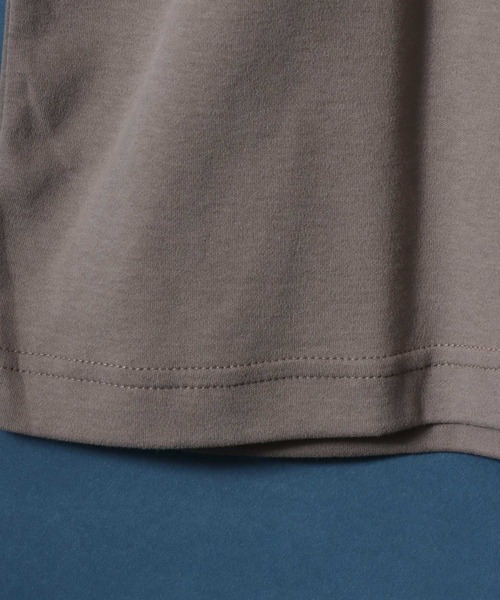 ANPAS（アンパス）の「Organic Cotton Turtle neck T-Shirt/オーガニックコットン タートルネック Tシャツ ロンT メンズ レディース（Tシャツ/カットソー・メンズ・ブラック/アッシュブラウン/ブラック系その他/ホワイト/ブラウン/ライトグレー/ネイビー/ブルー系その他・M/L/LL）」の20枚目の写真