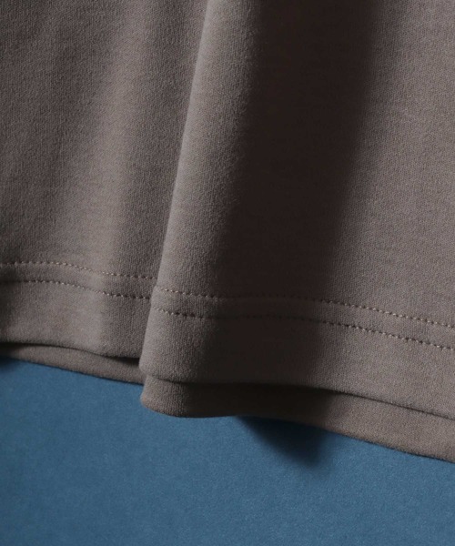 ANPAS（アンパス）の「Organic Cotton Turtle neck T-Shirt/オーガニックコットン タートルネック Tシャツ ロンT メンズ レディース（Tシャツ/カットソー・メンズ・ブラック/アッシュブラウン/ブラック系その他/ホワイト/ブラウン/ライトグレー/ネイビー/ブルー系その他・M/L/LL）」の21枚目の写真