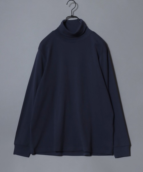 ANPAS(アンパス)の「Organic Cotton Turtle neck T-Shirt/オーガニックコットン タートルネック Tシャツ ロンT (無地/ボーダー) カットソー 秋冬 トップス メンズ レディース(Tシャツ/カットソー・メンズ・ブラック/アッシュブラウン/ブラック系その他/ホワイト/ブラウン/ライトグレー/ネイビー/ブルー系その他・M/L/LL)」の22枚目の写真