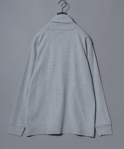 ANPAS(アンパス)の「Organic Cotton Turtle neck T-Shirt/オーガニックコットン タートルネック Tシャツ ロンT (無地/ボーダー) カットソー 秋冬 トップス メンズ レディース(Tシャツ/カットソー・メンズ・ブラック/アッシュブラウン/ブラック系その他/ホワイト/ブラウン/ライトグレー/ネイビー/ブルー系その他・M/L/LL)」の19枚目の写真