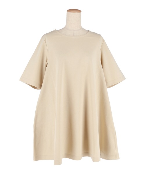 coca(coca)(コカ)の「Aラインチュニック(Tシャツ/カットソー・レディース・ブラック/ベージュ・S/M/L)」の21枚目の写真