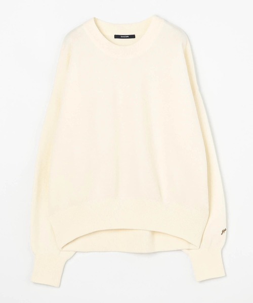 Grand PARK(グランドパーク)の「スウエットライク クルーネックプルオーバー(ニット/セーター・レディース・ロイヤルブルー/レモンイエロー/トップグレー/アイボリー・FREE)」の1枚目の写真