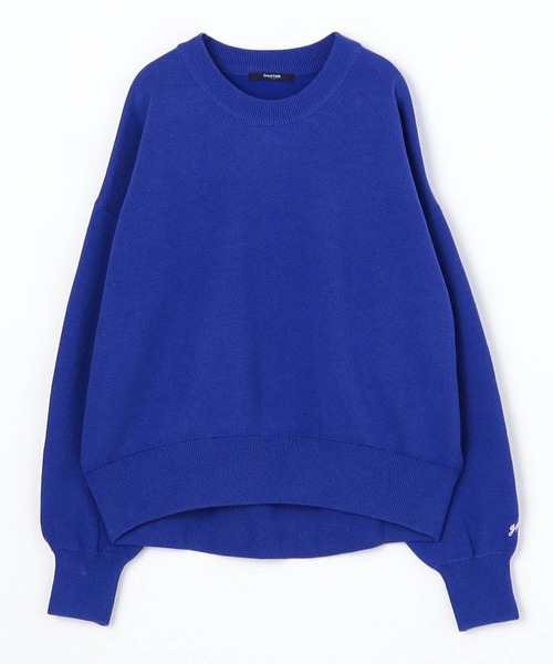 Grand PARK(グランドパーク)の「スウエットライク クルーネックプルオーバー(ニット/セーター・レディース・ロイヤルブルー/レモンイエロー/トップグレー/アイボリー・FREE)」の3枚目の写真