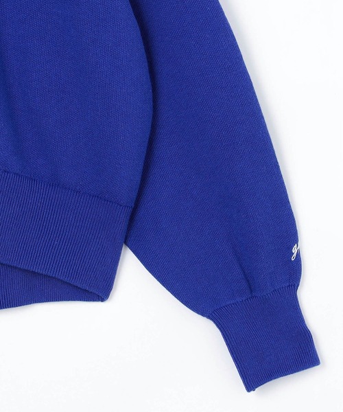 Grand PARK(グランドパーク)の「スウエットライク クルーネックプルオーバー(ニット/セーター・レディース・ロイヤルブルー/レモンイエロー/トップグレー/アイボリー・FREE)」の12枚目の写真