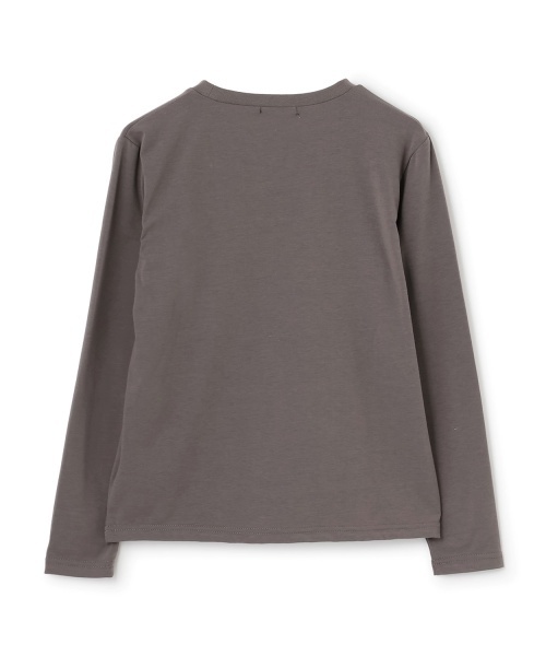 by LOVEiT（バイラビット）の「【WEB限定】キラキラリボンTシャツ（Tシャツ/カットソー・キッズ・オフホワイト/ブラック/チャコール・120cm/130cm/140cm/150cm/160cm）」の9枚目の写真