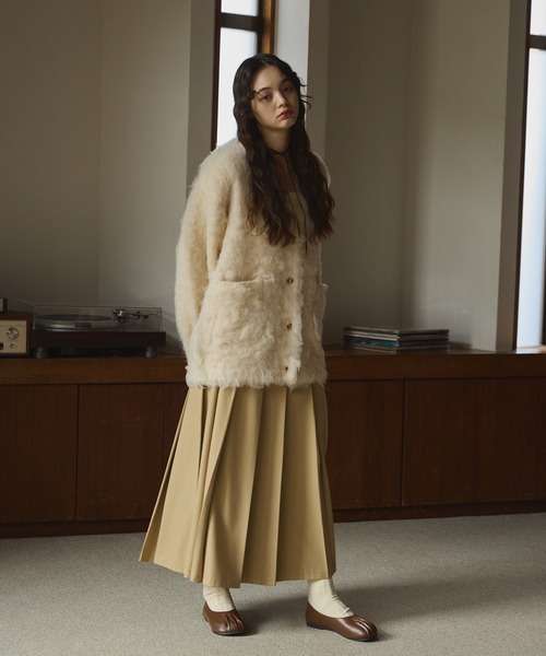 OLUN Shaggy knit cardigan/貴族式シャギーカーディガン Shaggy knit cardigan/貴族式シャギーカーディガン