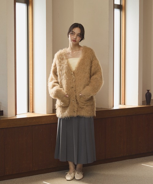 Shaggy knit cardigan/貴族式シャギーカーディガン（カーディガン