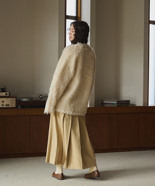 Shaggy knit cardigan/貴族式シャギーカーディガン（カーディガン