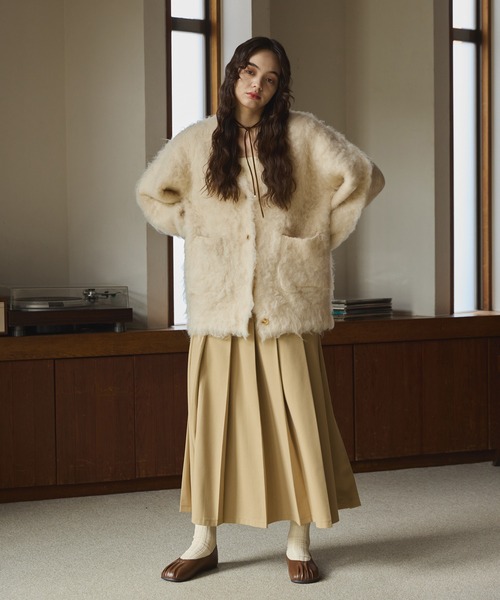 OLUN Shaggy knit cardigan/貴族式シャギーカーディガン Shaggy knit cardigan/貴族式シャギーカーディガン