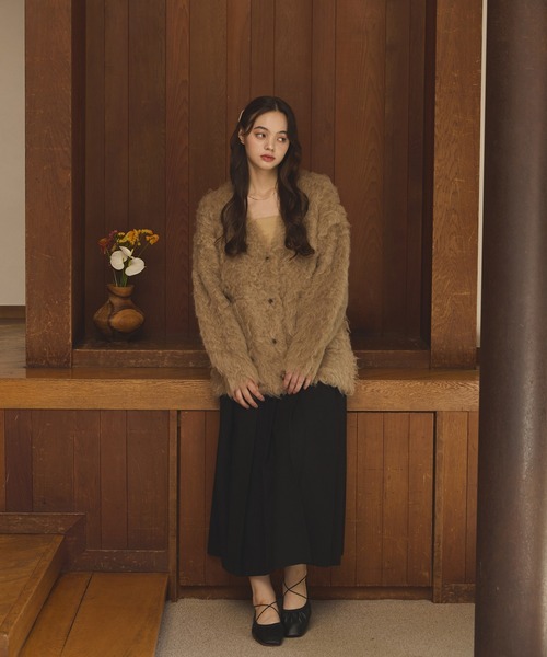 Shaggy knit cardigan/貴族式シャギーカーディガン