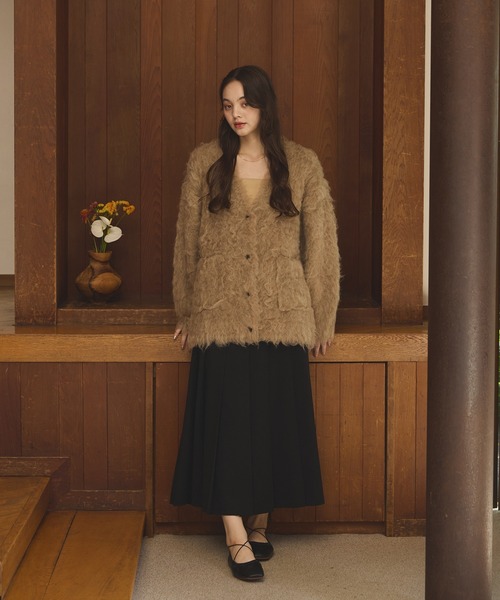 Shaggy knit cardigan/貴族式シャギーカーディガン（カーディガン