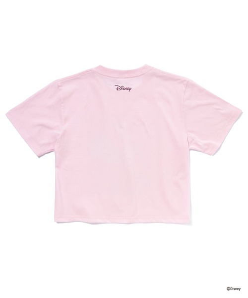 Disney（ディズニー）の「MINNIE MOUSE / CROPPED T-SHIRT（Tシャツ/カットソー・レディース・ピンク・S/M）」の2枚目の写真