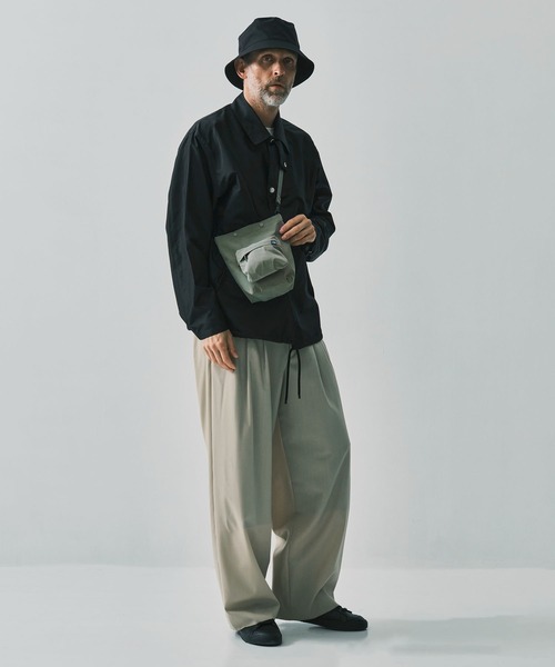 THE NORTH FACE PURPLE LABEL（ザ ノースフェイス パープルレーベル）の「【THE NORTH FACE PURPLE LABEL/ザノースフェイスパープルレーベル】Mountain Wind Multi Bag（ショルダーバッグ・メンズ・ネイビー/ブラック/グレー/セージグリーン・FREE）」の6枚目の写真