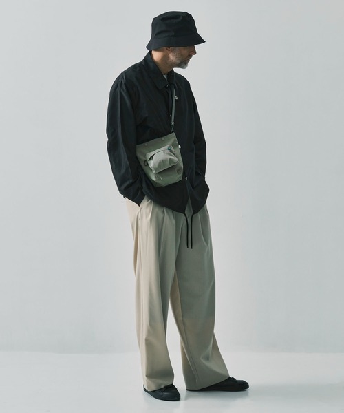 THE NORTH FACE PURPLE LABEL（ザ ノースフェイス パープルレーベル）の「【THE NORTH FACE PURPLE LABEL/ザノースフェイスパープルレーベル】Mountain Wind Multi Bag（ショルダーバッグ・メンズ・ネイビー/ブラック/グレー/セージグリーン・FREE）」の7枚目の写真