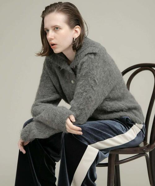 ヘアリースキッパーニットプルオーバー（ニット/セーター）｜URBAN