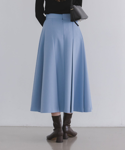 Noble（ノーブル）の「ダブルクロスタックスカート（スカート・レディース・ブラック/ブルー系その他・40/38/36）」の21枚目の写真