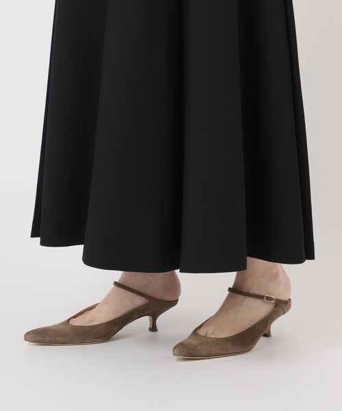 Noble（ノーブル）の「ダブルクロスタックスカート（スカート・レディース・ブラック/ブルー系その他・40/38/36）」の12枚目の写真