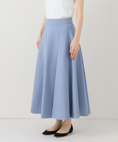 Noble（ノーブル）の「ダブルクロスタックスカート（スカート・レディース・ブラック/ブルー系その他・40/38/36）」の4枚目の写真