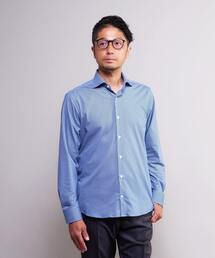 MEN'S MELROSE（メンズメルローズ）の「HITOYOSHIダブルネーム ｜ プレミアムコットンジャージ ワイドカラーシャツ（シャツ/ブラウス）」