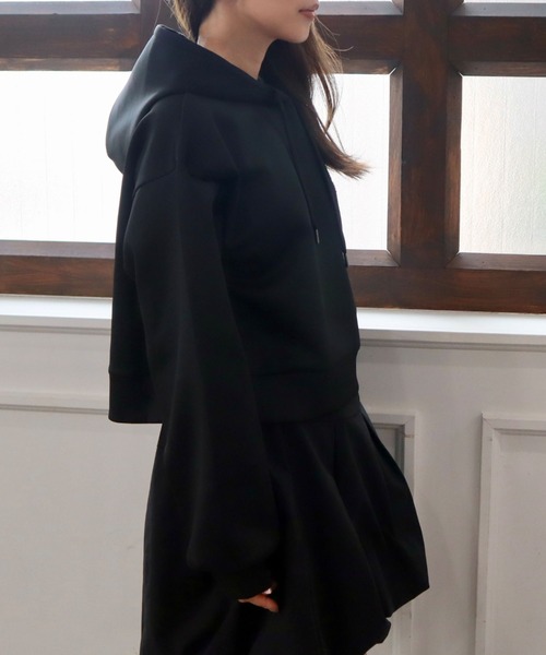CECIL McBEE(セシルマクビー)の「ラインストーンロゴパーカー(パーカー・レディース・グレー/ブラック/アイボリー・LARGE/MEDIUM)」の16枚目の写真
