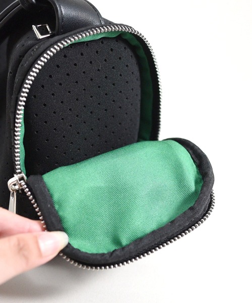 U（ユー）の「Moelleux モワルー ダブルポケットショルダーバッグ（ショルダーバッグ・レディース・ブラック/ピンク/グレー/シルバー・FREE）」の17枚目の写真