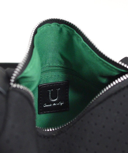 U（ユー）の「Moelleux モワルー ダブルポケットショルダーバッグ（ショルダーバッグ・レディース・ブラック/ピンク/グレー/シルバー・FREE）」の18枚目の写真