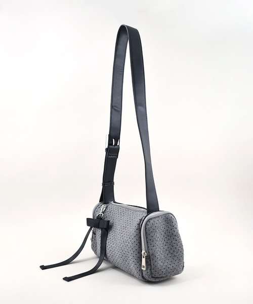 U（ユー）の「Moelleux モワルー ダブルポケットショルダーバッグ（ショルダーバッグ・レディース・ブラック/ピンク/グレー/シルバー・FREE）」の21枚目の写真