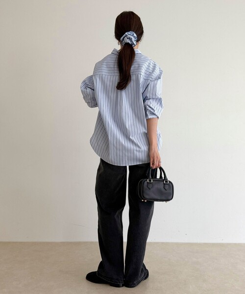 fredy emue(フレディエミュ)の「《WEB限定》ベーシックエンブロイダリーシャツ シュシュset(シャツ/ブラウス・レディース・ブルー系その他・38)」の15枚目の写真