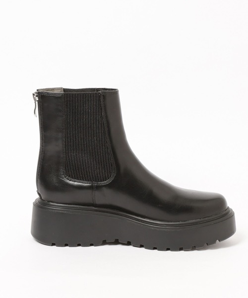 BAYFLOW(ベイフロー)の「バックZIPサイドゴアブーツ(ブーツ・レディース・ブラック/アイボリー・MEDIUM/LARGE)」の5枚目の写真