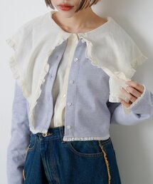 w closet | ハートボタンリブカーデ(Tシャツ/カットソー)