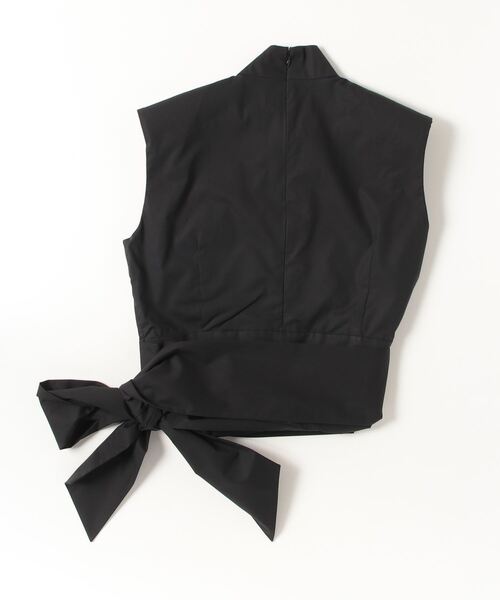 mikomori(ミコモリ)の「WAIST RIBBON BLOUSE(シャツ/ブラウス・レディース・ブラック/ホワイト・MEDIUM)」の15枚目の写真