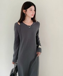 by LEGNA（バイレグナ）の「【選べる丈感】レイヤードネックワンピース（ワンピース・レディース）」