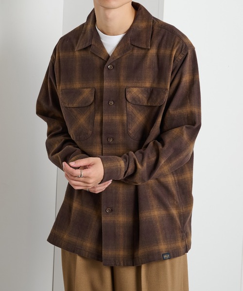 PENDLETON(ペンドルトン)の「【PENDLETON】オープンカラーシャツ 5475-1000(シャツ/ブラウス・メンズ・ピンク/サックスブルー/チャコールグレー/ブラウン・L/M/S)」の14枚目の写真