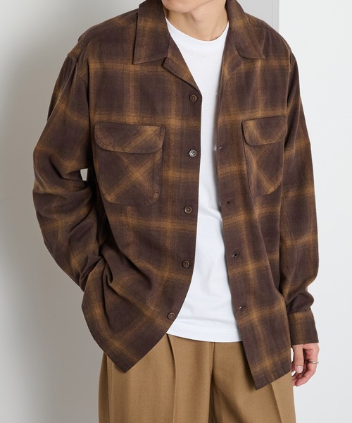 PENDLETON(ペンドルトン)の「【PENDLETON】オープンカラーシャツ 5475-1000(シャツ/ブラウス・メンズ・ピンク/サックスブルー/チャコールグレー/ブラウン・L/M/S)」の12枚目の写真