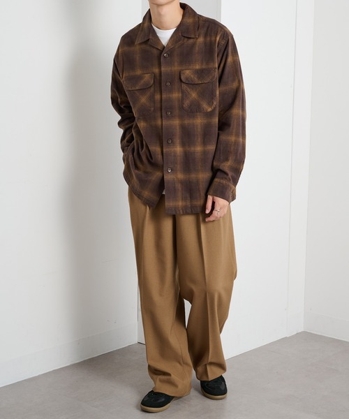 PENDLETON(ペンドルトン)の「【PENDLETON】オープンカラーシャツ 5475-1000(シャツ/ブラウス・メンズ・ピンク/サックスブルー/チャコールグレー/ブラウン・L/M/S)」の16枚目の写真