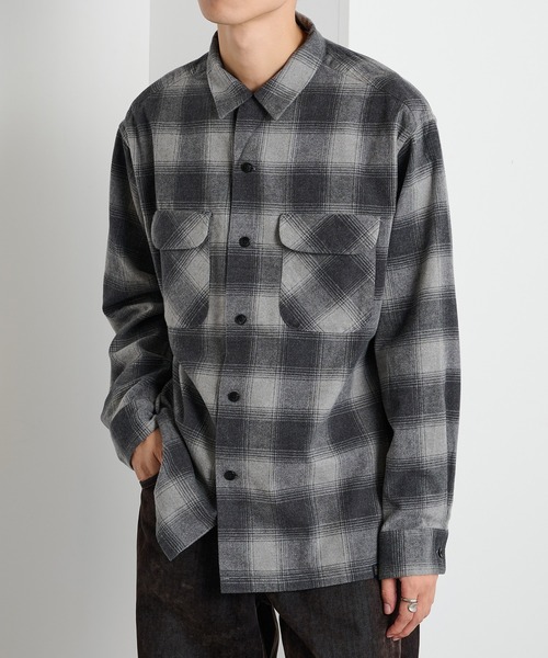 PENDLETON(ペンドルトン)の「【PENDLETON】オープンカラーシャツ 5475-1000(シャツ/ブラウス・メンズ・ピンク/サックスブルー/チャコールグレー/ブラウン・L/M/S)」の6枚目の写真
