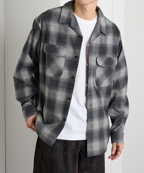 PENDLETON(ペンドルトン)の「【PENDLETON】オープンカラーシャツ 5475-1000(シャツ/ブラウス・メンズ・ピンク/サックスブルー/チャコールグレー/ブラウン・L/M/S)」の8枚目の写真