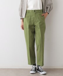 【洗える】パッチポケットワークパンツ