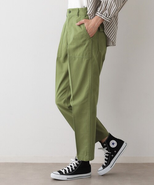 Dessin（デッサン）の「【洗える】パッチポケットワークパンツ（その他パンツ・レディース・カーキ/ベージュ・01/02/03）」の3枚目の写真