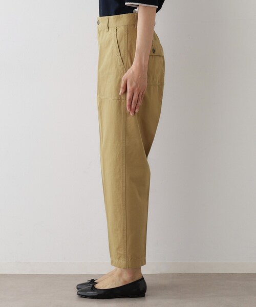 Dessin（デッサン）の「【洗える】パッチポケットワークパンツ（その他パンツ・レディース・カーキ/ベージュ・01/02/03）」の12枚目の写真