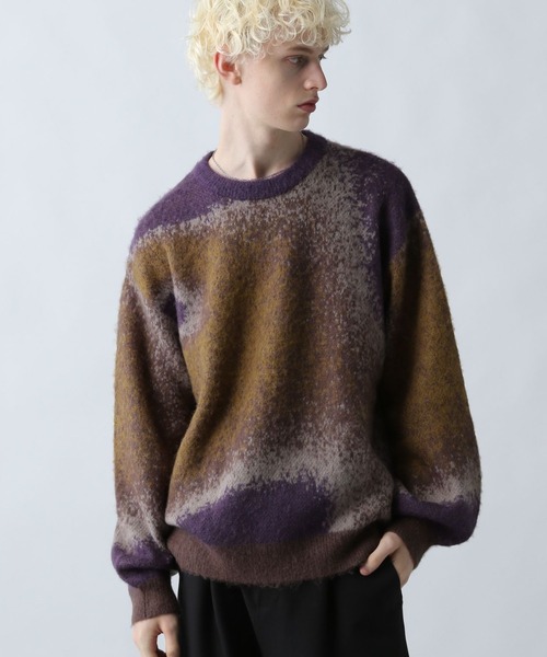 モヘアガラニットプルオーバー(HARE)（ニット/セーター）｜HARE（ハレ