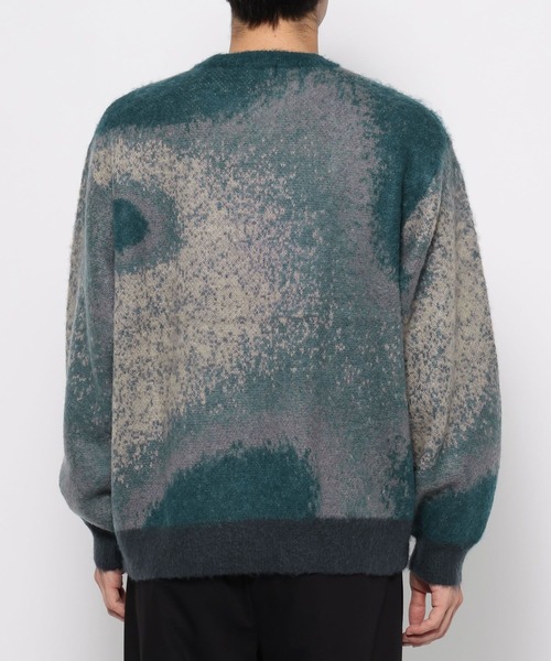 HARE（ハレ）の「モヘアガラニットプルオーバー(HARE)（ニット/セーター・メンズ・グレー/グリーン/パープル/ブラック・MEDIUM/SMALL）」の18枚目の写真