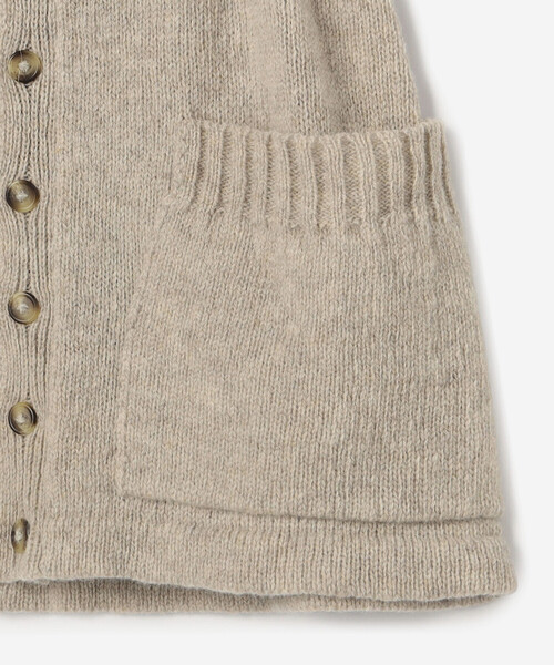 Bshop(ビショップ)の「LA FETICHE | ニットキャミソール WOMEN(ニット/セーター・レディース・ネイビー/オートミール・XS)」の6枚目の写真