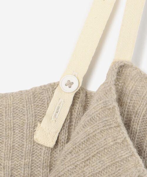 Bshop(ビショップ)の「LA FETICHE | ニットキャミソール WOMEN(ニット/セーター・レディース・ネイビー/オートミール・XS)」の7枚目の写真