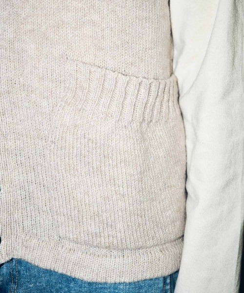 Bshop(ビショップ)の「LA FETICHE | ニットキャミソール WOMEN(ニット/セーター・レディース・ネイビー/オートミール・XS)」の4枚目の写真