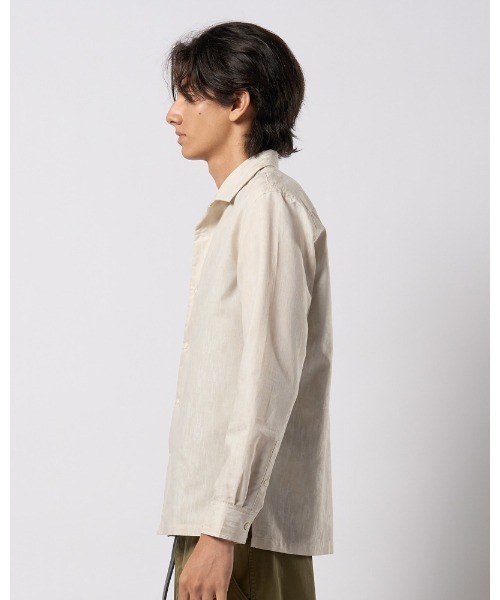 wjk(ダヴルジェイケイ)の「jacquard open collar shirt(シャツ/ブラウス・メンズ・アイボリー/ブラック・SMALL/MEDIUM/LARGE/X-LARGE)」の7枚目の写真